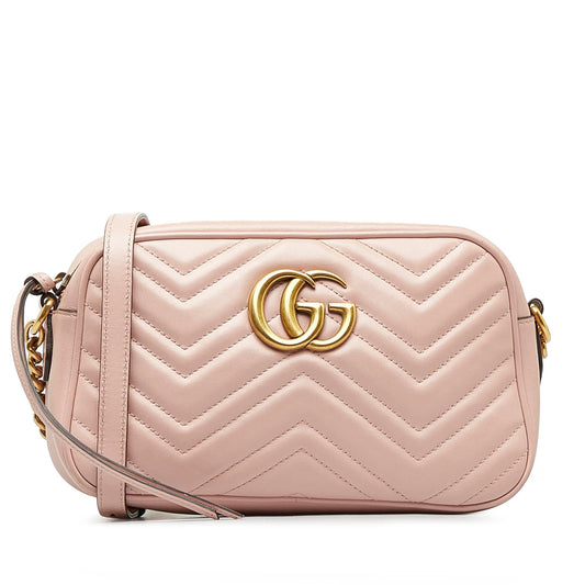 Gucci Small GG Marmont Matelasse Crossbody (SHG-FhRX5G)