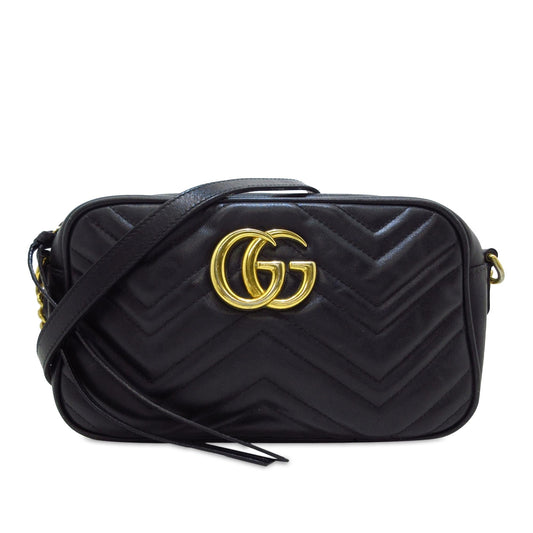 Gucci Small GG Marmont Matelasse Crossbody (SHG-r0tGKV)
