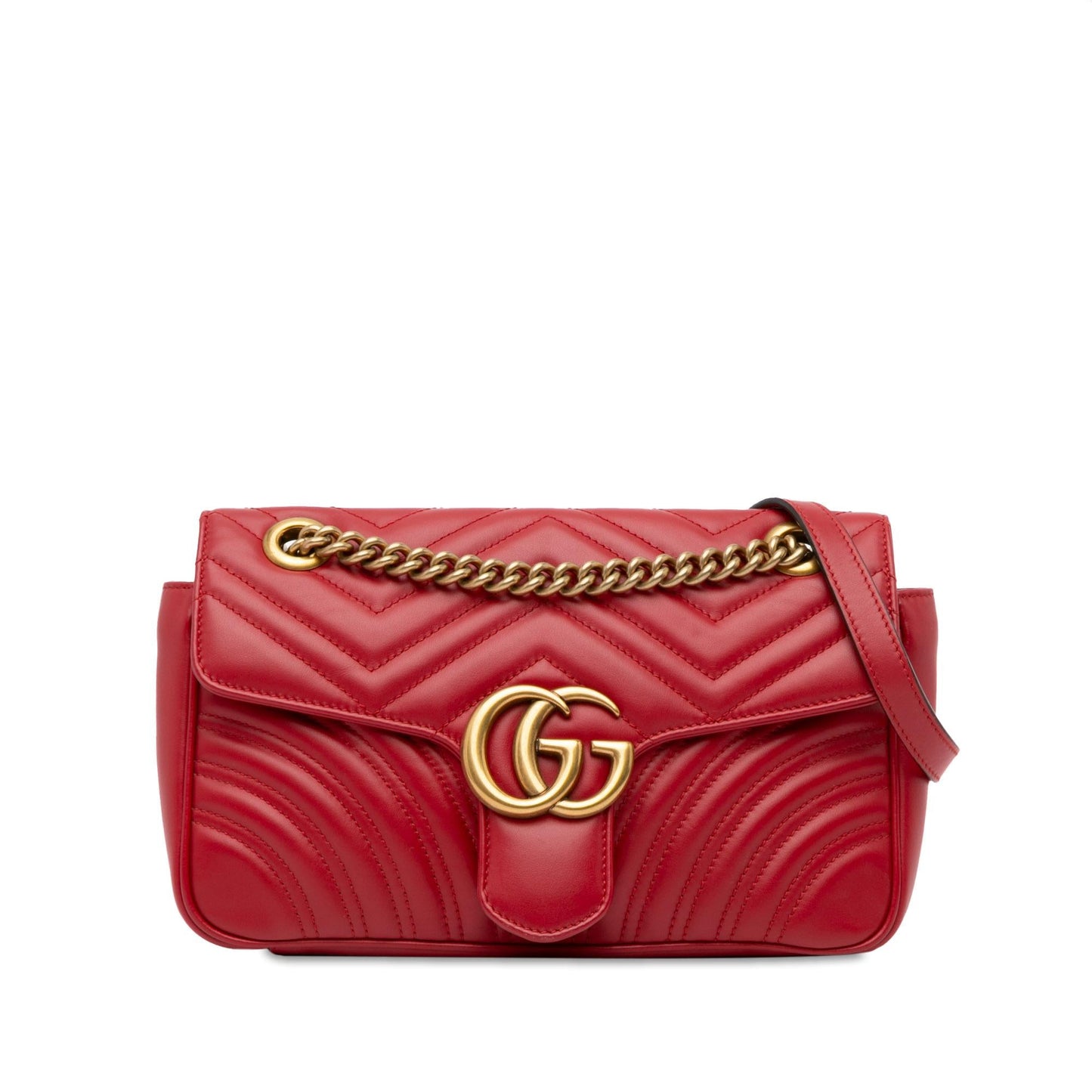 Gucci Small GG Marmont Matelasse Crossbody (SHG-4iAPpk)
