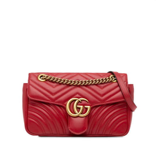 Gucci Small GG Marmont Matelasse Crossbody (SHG-4iAPpk)
