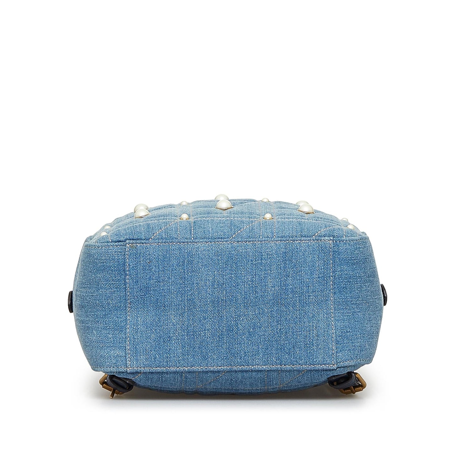 Gucci Small GG Marmont Pearl Denim Backpack (SHG-jyG2zX)