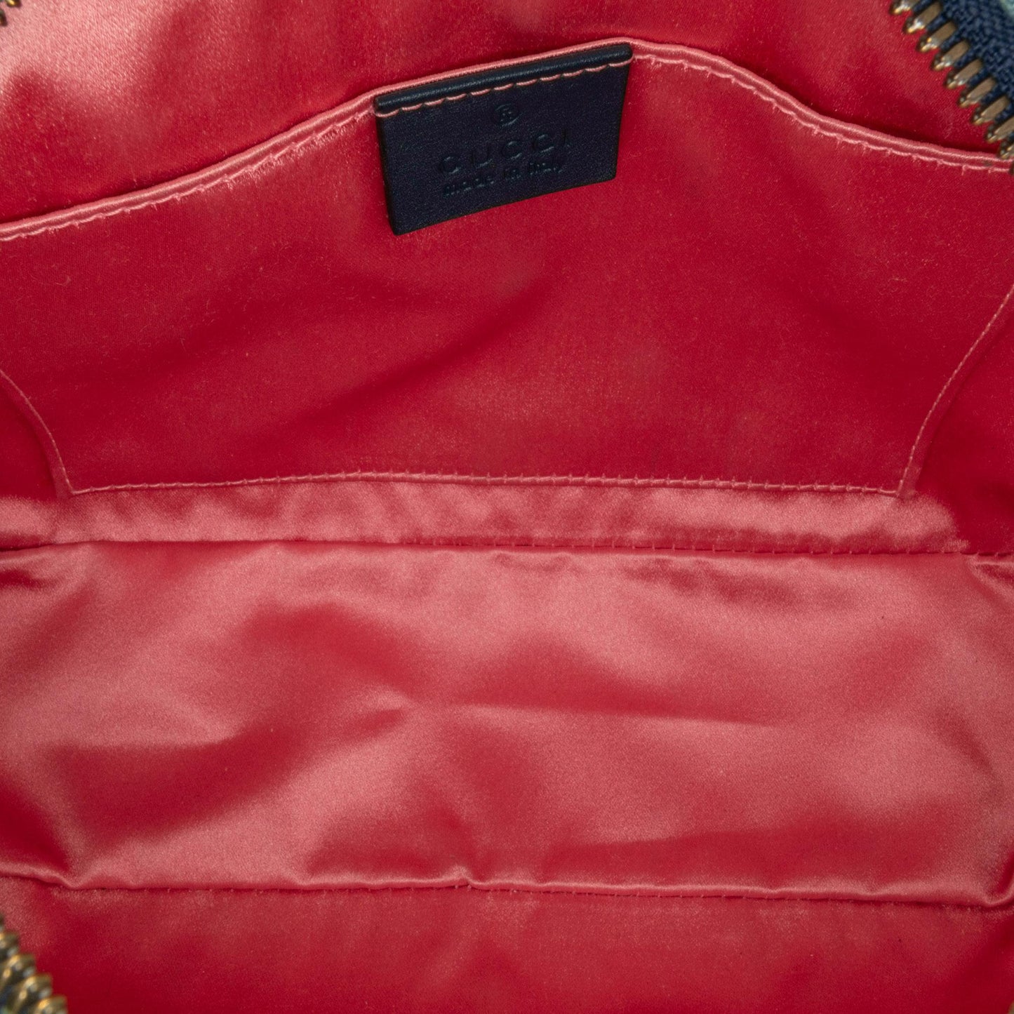 Gucci Small GG Marmont Pearl Studded Denim Crossbody Bag (SHG-phY0r4)