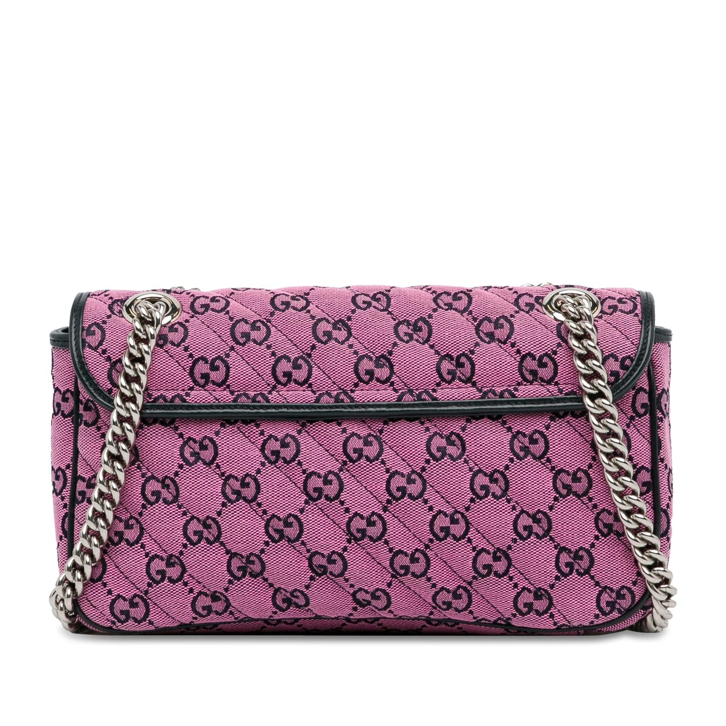 Gucci Small GG Multicolor Canvas Marmont Crossbody Bag (SHG-T1ZD4V)