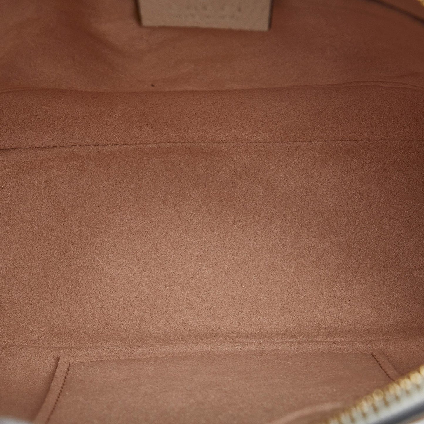 Gucci Small GG Supreme Flora Ophidia Dome (SHG-GlmVyY)