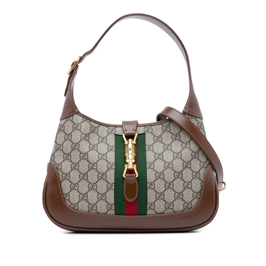 Gucci Small GG Supreme Jackie 1961 Crossbody (SHG-uz0h4h)