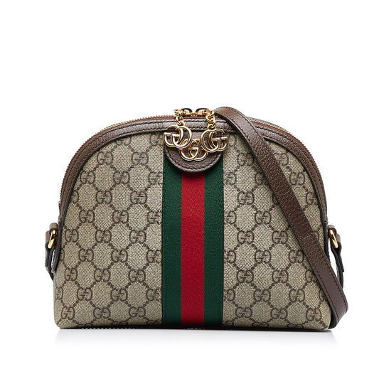 Gucci Small GG Supreme Ophidia Crossbody Bag (SHG-BCPk9N)