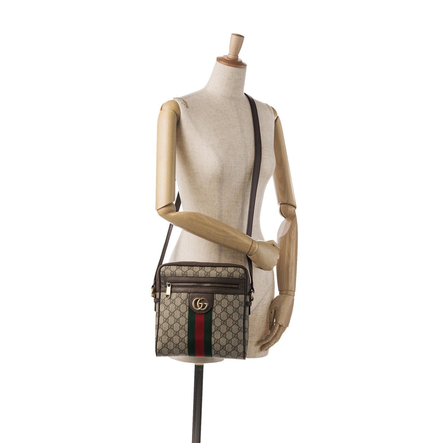 Gucci Small GG Supreme Ophidia Crossbody (SHG-rM86v0)