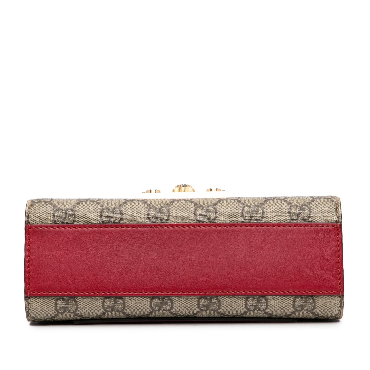 Gucci Small GG Supreme Padlock Crossbody Bag (SHG-UWsLXV)