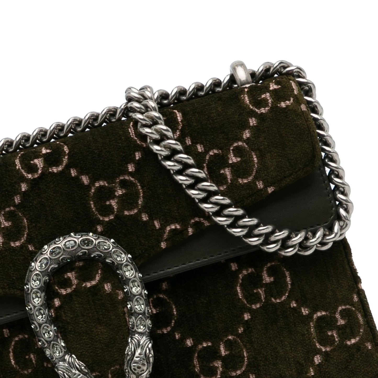 Gucci Small GG Velvet Dionysus Shoulder  Bag (SHG-kiB2ot)