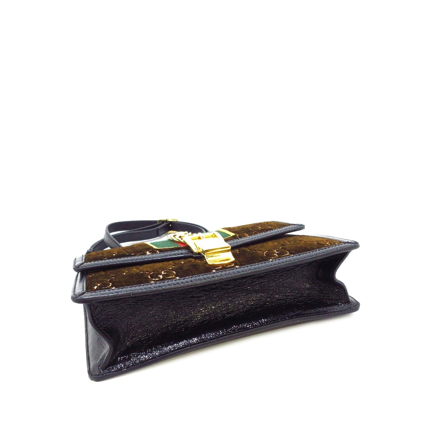 Gucci Small GG Velvet Sylvie Crossbody (SHG-UdhlJD)