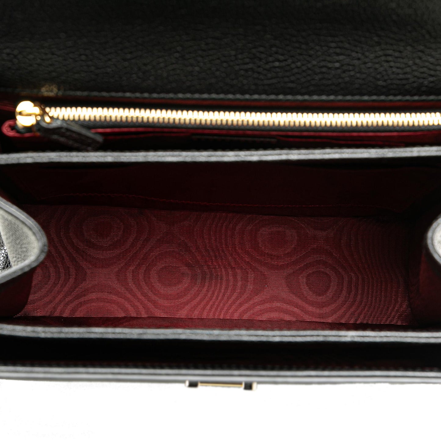 Gucci Small Grainy Calfskin Zumi Flap Crossbody