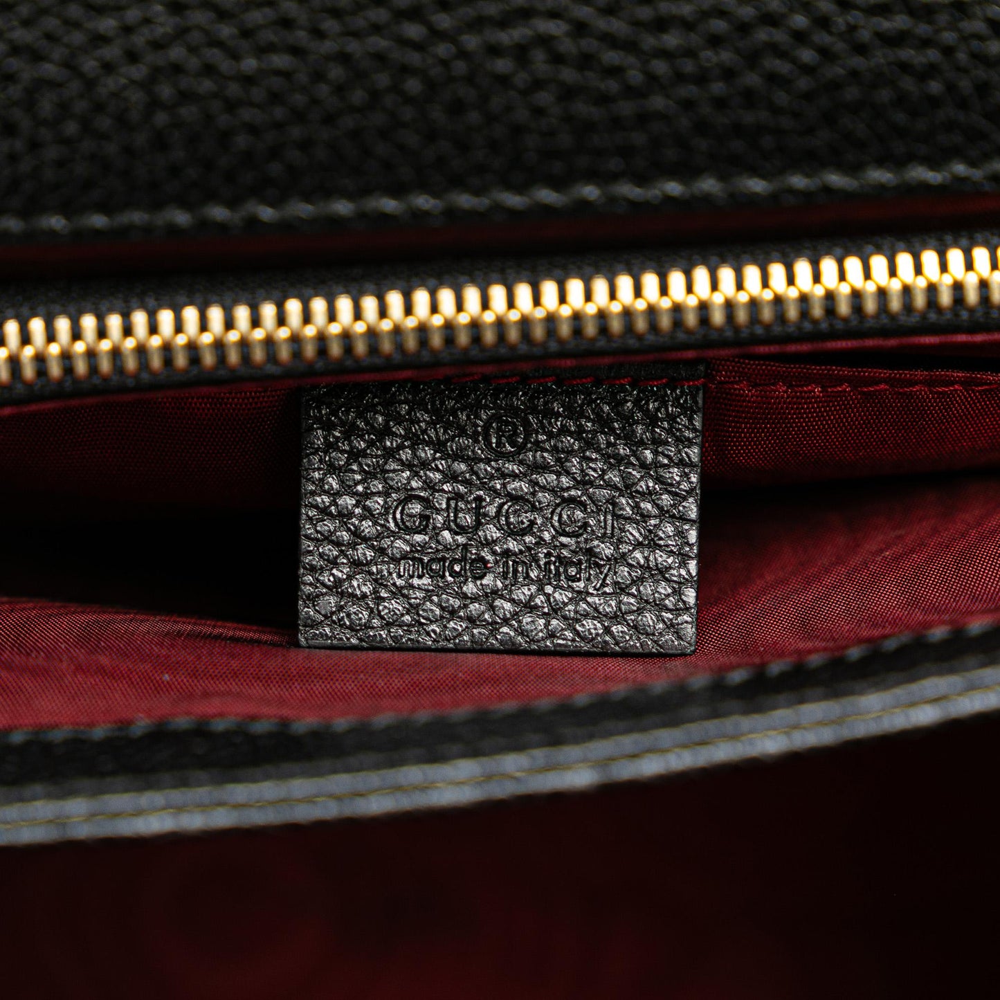 Gucci Small Grainy Calfskin Zumi Flap Crossbody