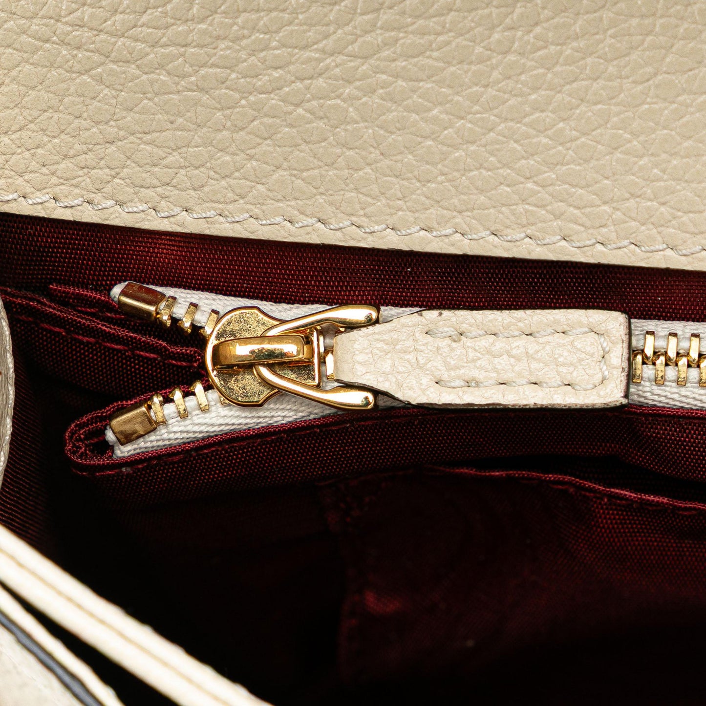 Gucci Small Grainy Calfskin Zumi Flap Crossbody
