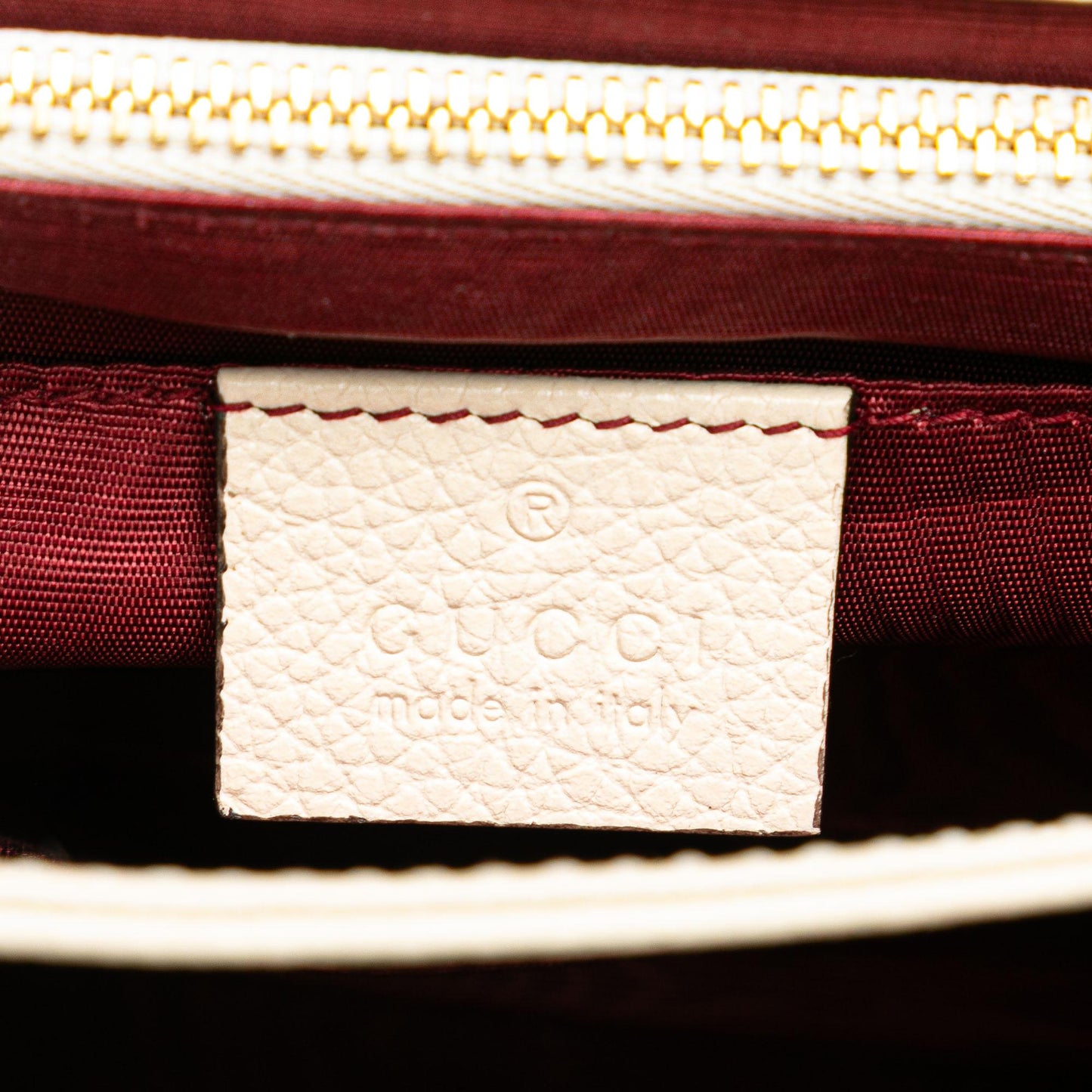 Gucci Small Grainy Calfskin Zumi Flap Crossbody