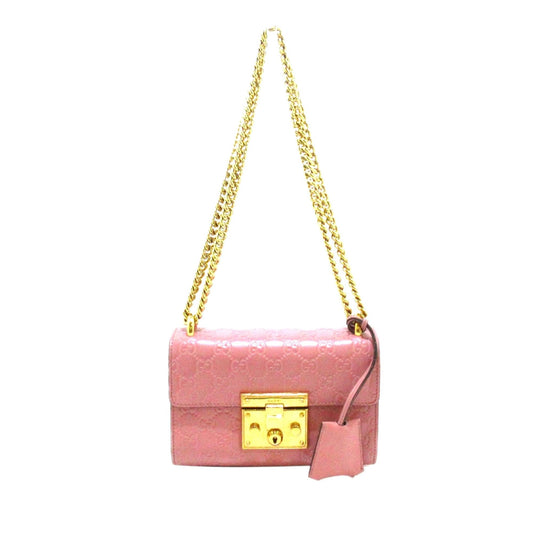 Gucci Small Guccissima Padlock Crossbody Bag (SHG-RKOEvJ)