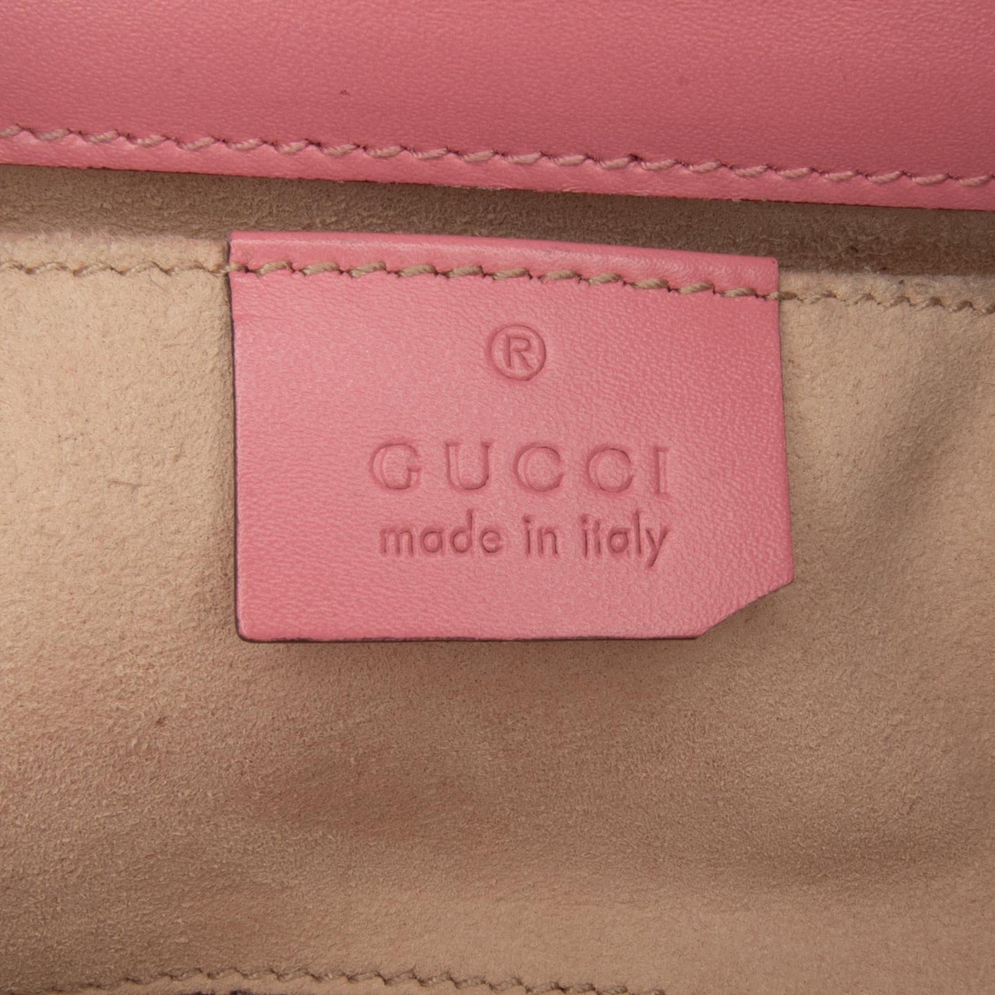 Gucci Small Guccissima Padlock Crossbody Bag (SHG-1P2MX2)