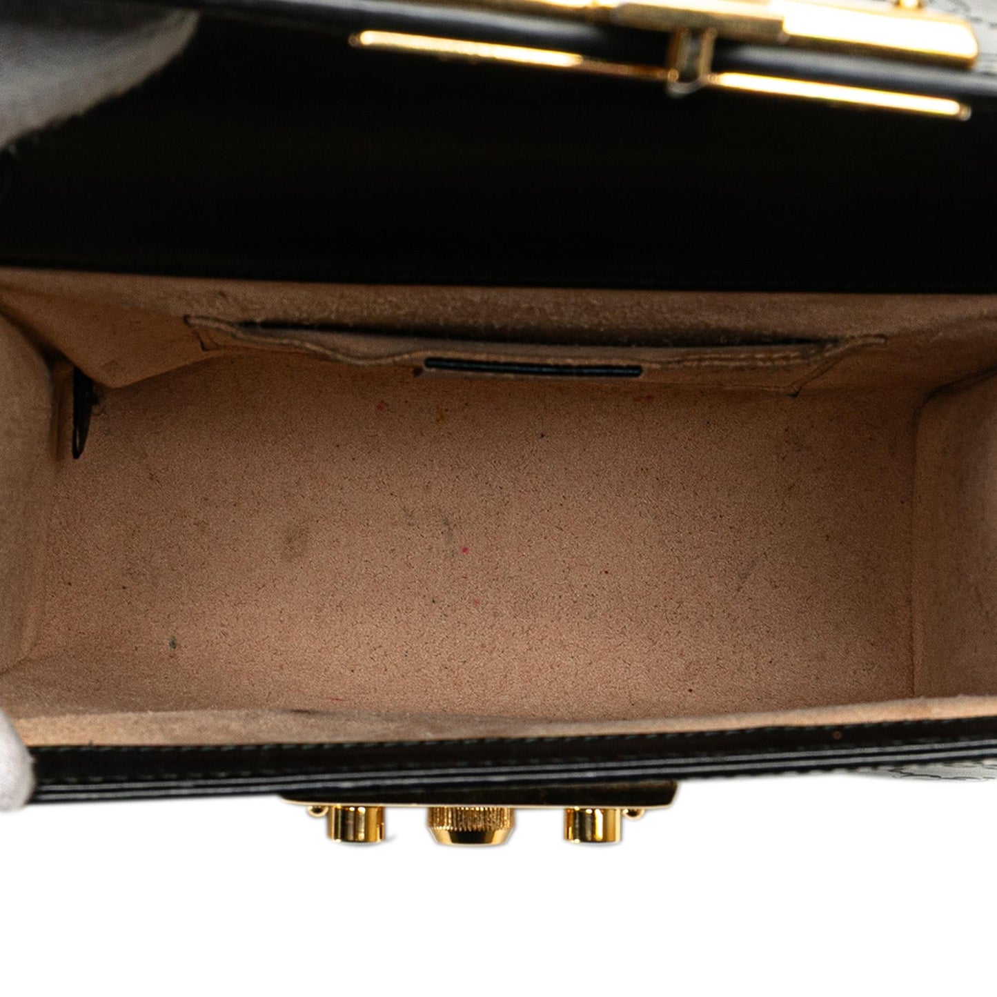 Gucci Small Guccissima Padlock Crossbody