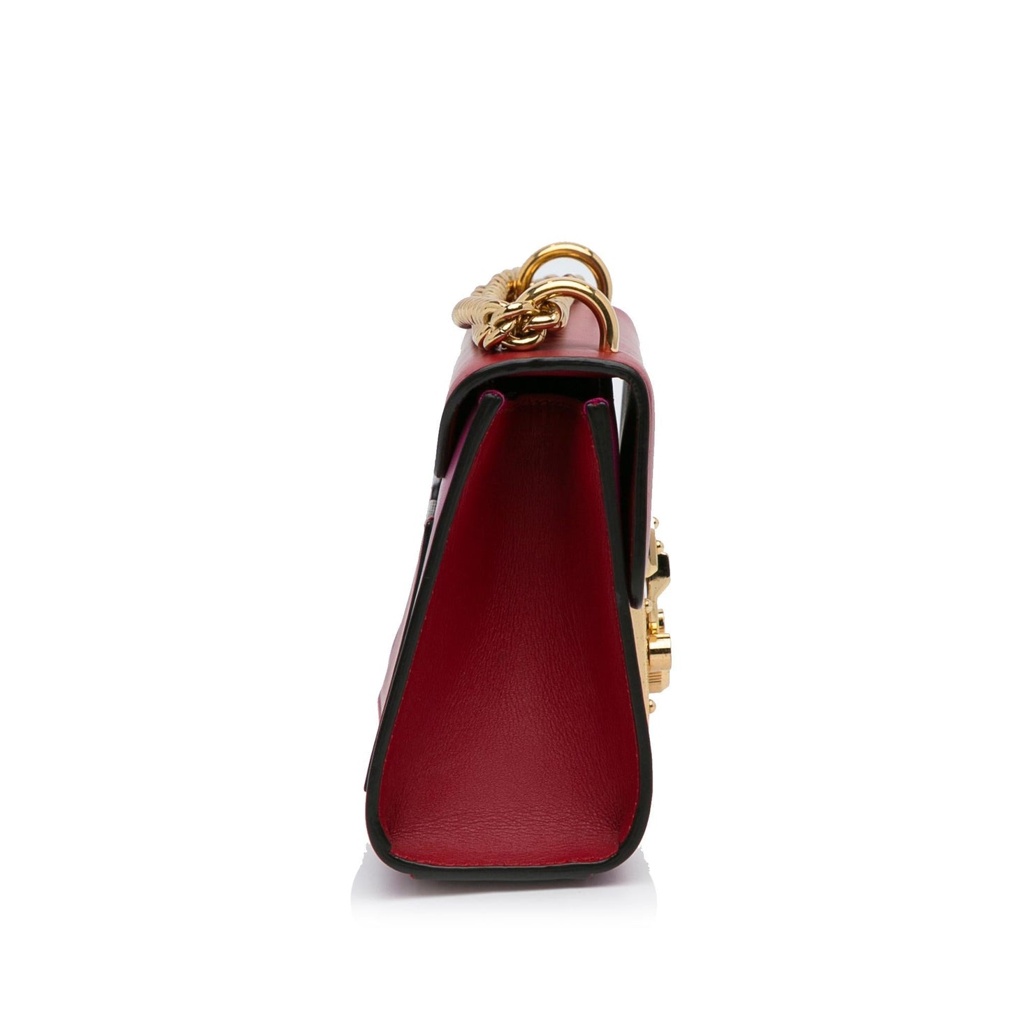 Gucci Small Leather Padlock Crossbody Bag (SHG-IOXwm8)