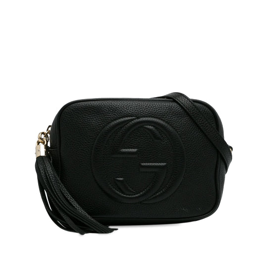 Gucci Small Leather Soho Disco Crossbody (SHG-XZOEXT)