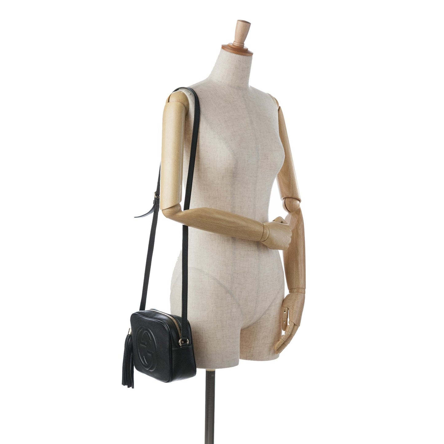 Gucci Small Leather Soho Disco Crossbody (SHG-31a1PN)