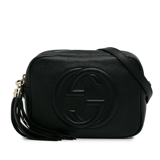 Gucci Small Leather Soho Disco Crossbody (SHG-31a1PN)