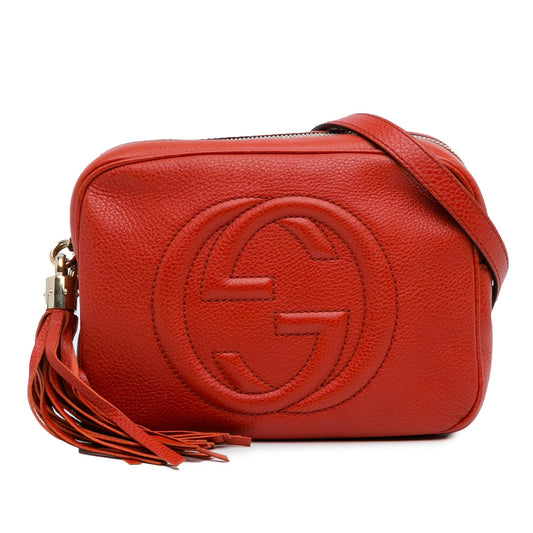 Gucci Small Leather Soho Disco Crossbody (SHG-FzQeKi)