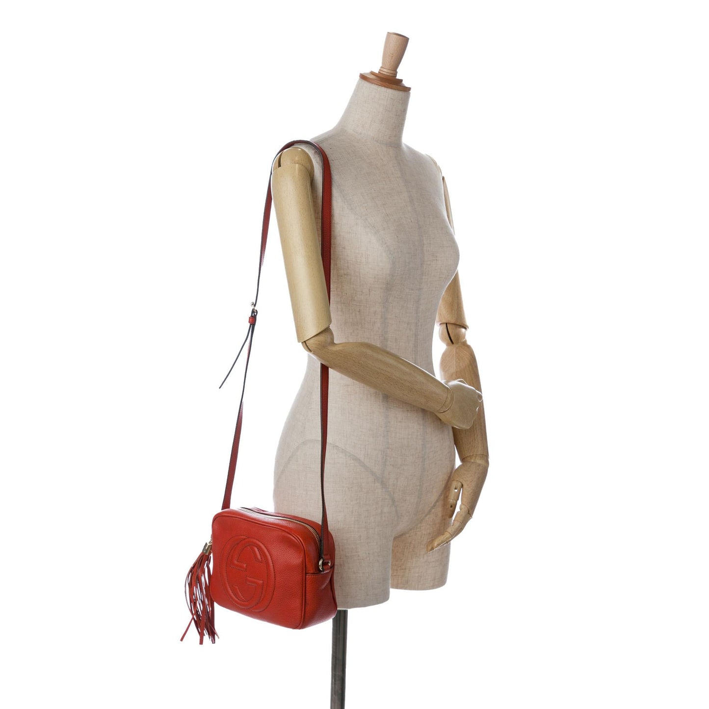 Gucci Small Leather Soho Disco Crossbody (SHG-FzQeKi)