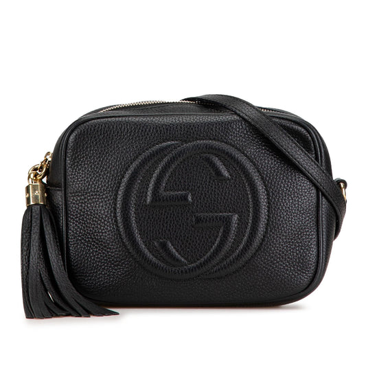 Gucci Small Leather Soho Disco Crossbody (SHG-0G7pv2)