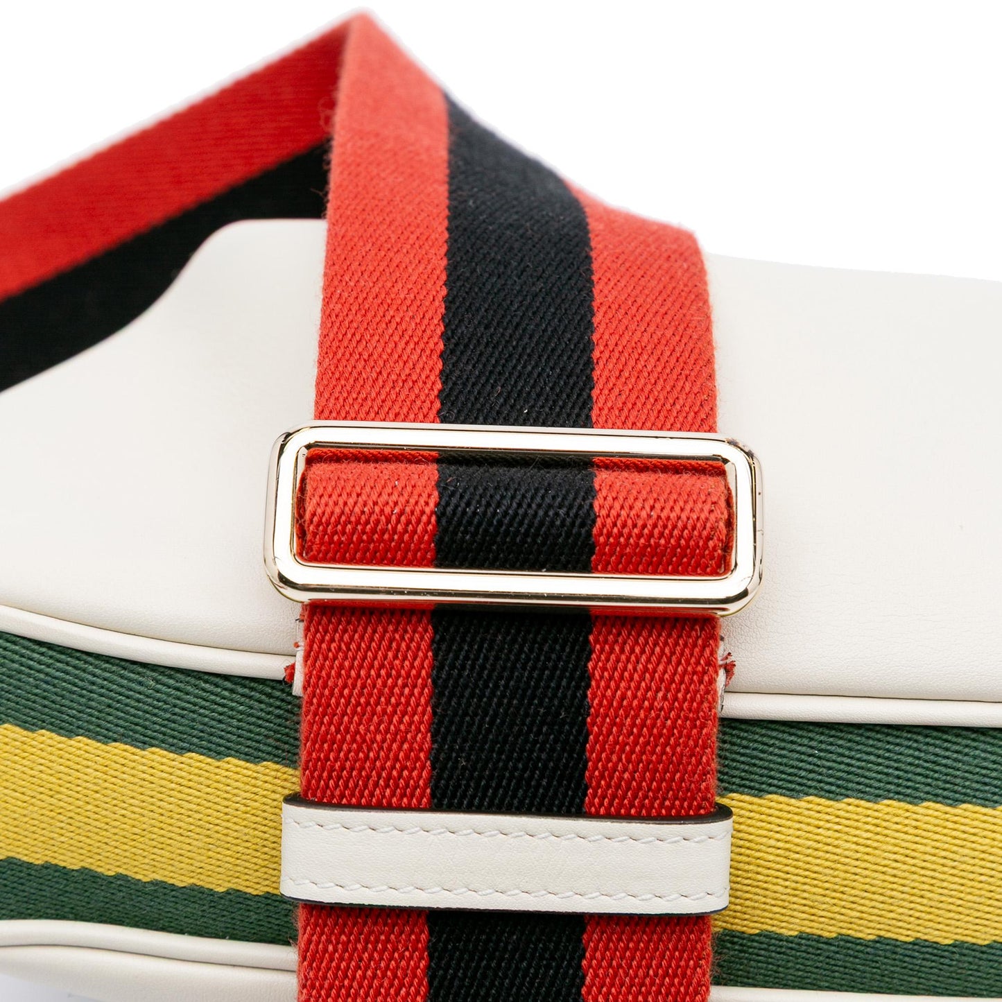 Gucci Small Leather Web Attache Crossbody