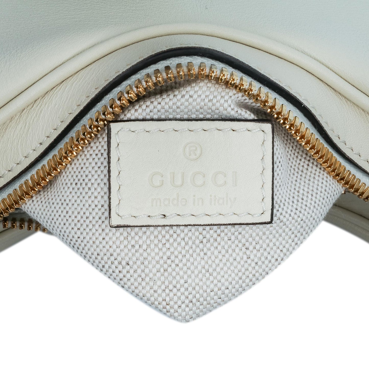 Gucci Small Leather Web Attache Crossbody