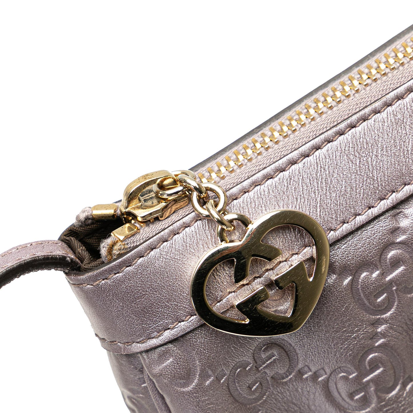 Gucci Small Metallic Guccissima Lovely Crossbody
