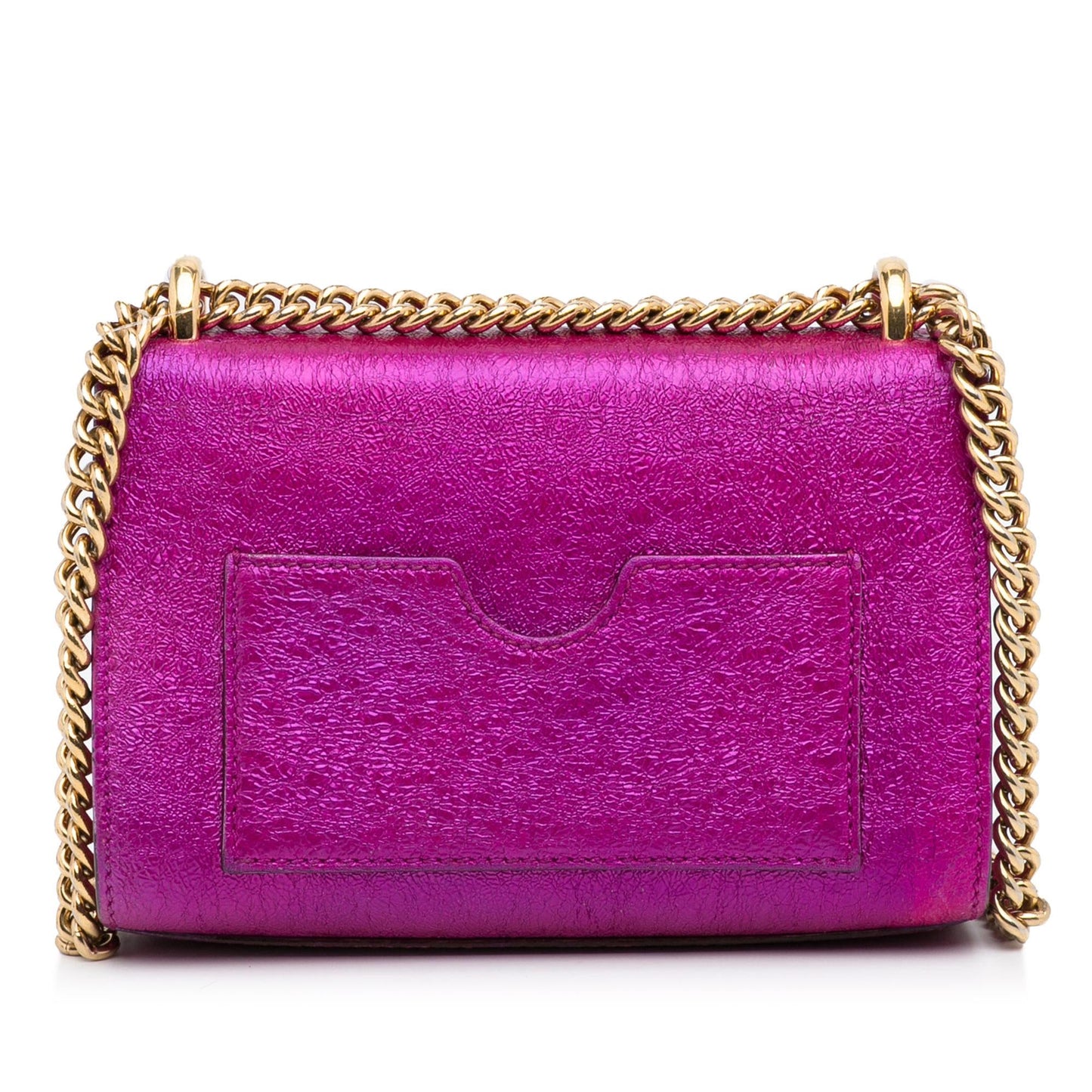 Gucci Small Metallic Padlock Crossbody (SHG-vepPaF)