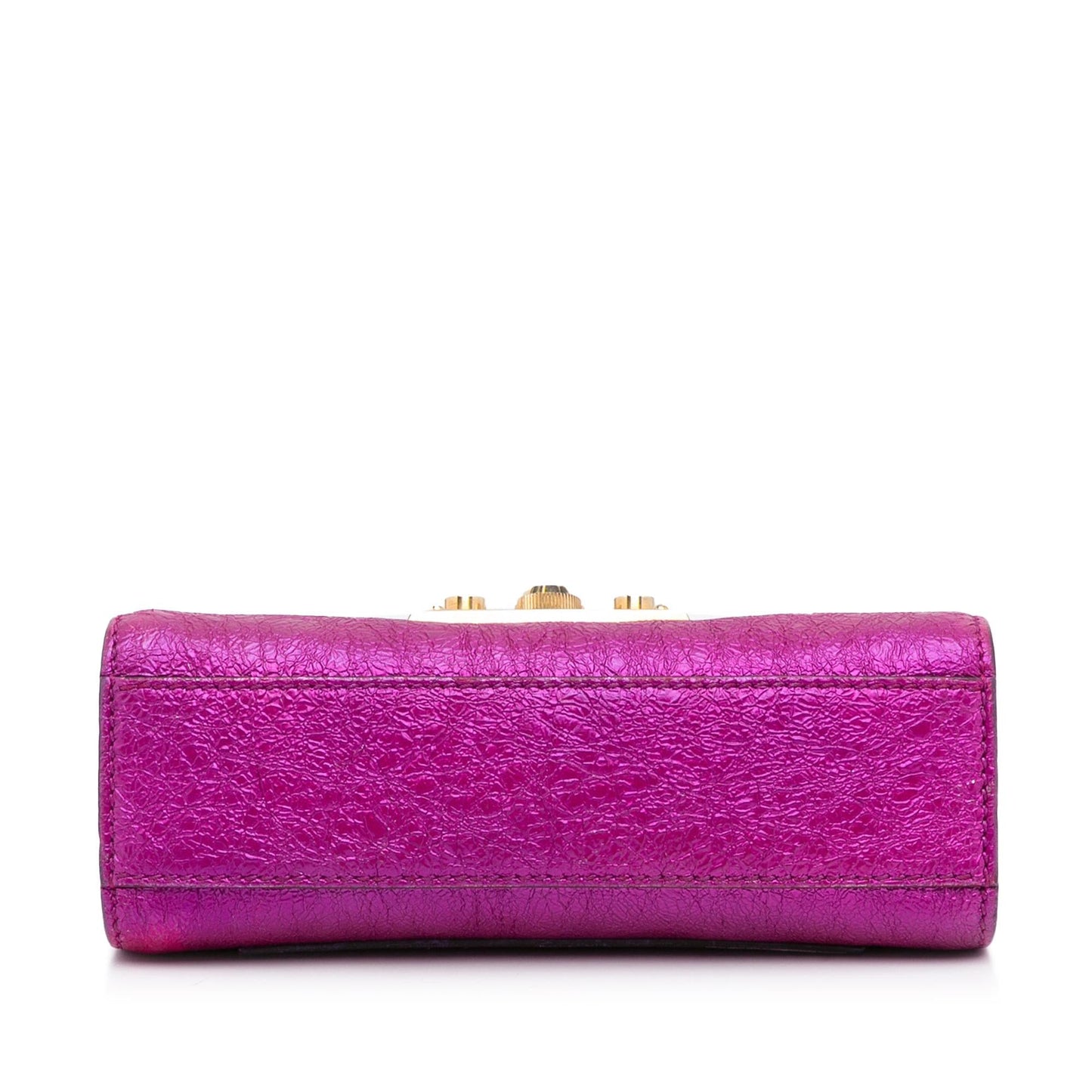 Gucci Small Metallic Padlock Crossbody (SHG-vepPaF)