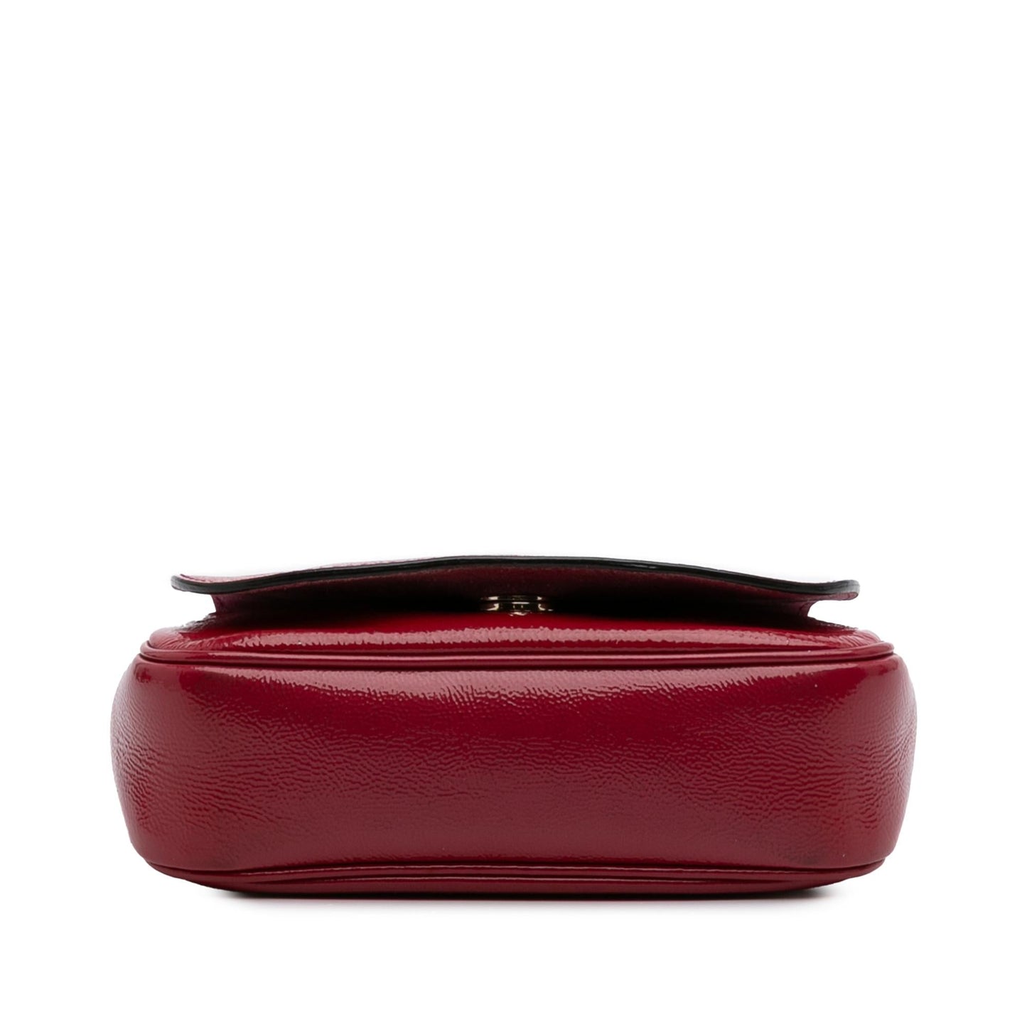 Gucci Small Patent Soho Chain Flap Crossbody