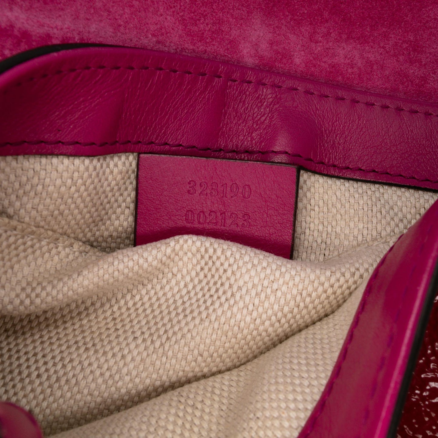 Gucci Small Patent Soho Chain Flap Crossbody