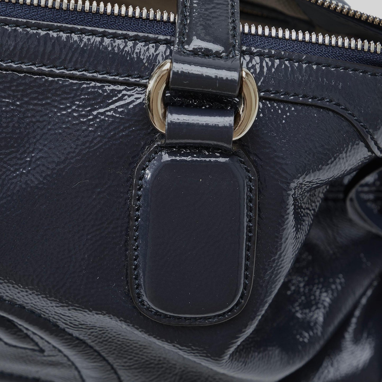 Gucci Small Patent Soho Working Satchel (SHG-xMBICY)