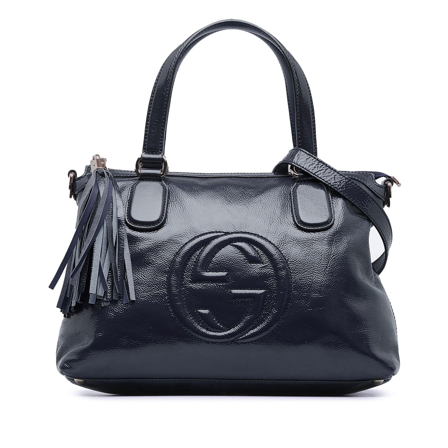 Gucci Small Patent Soho Working Satchel (SHG-xMBICY)