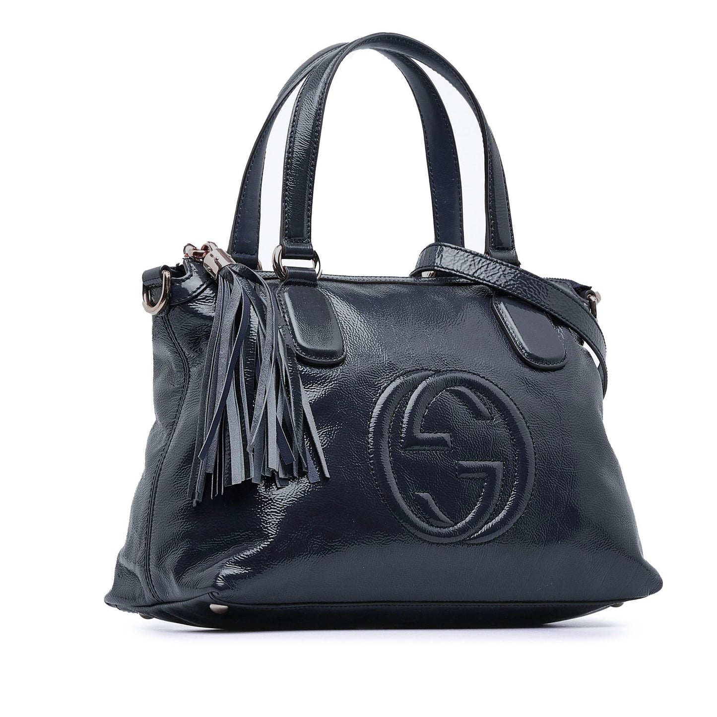 Gucci Small Patent Soho Working Satchel (SHG-xMBICY)
