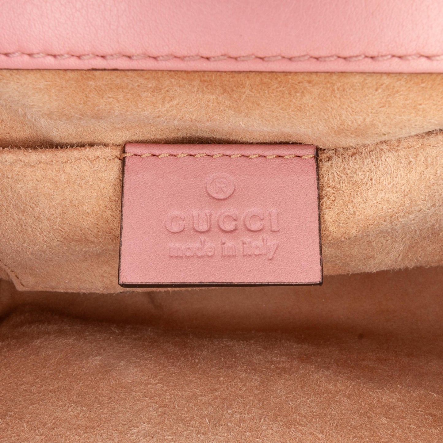 Gucci Small Pearl Studded Padlock Crossbody (SHG-9EXoma)