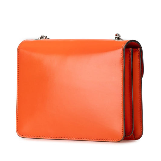 Gucci Small Polished Calfskin Interlocking G Dollar Crossbody