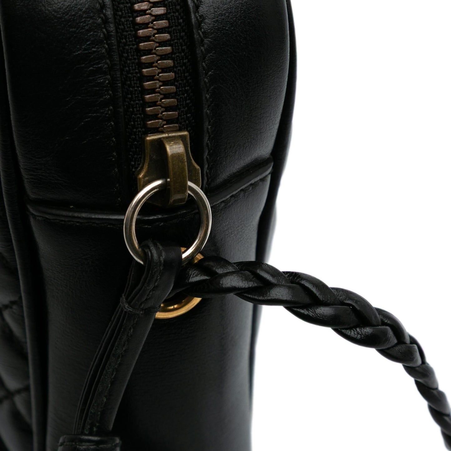 Gucci Small Quilted Leather Web Trapuntata Crossbody