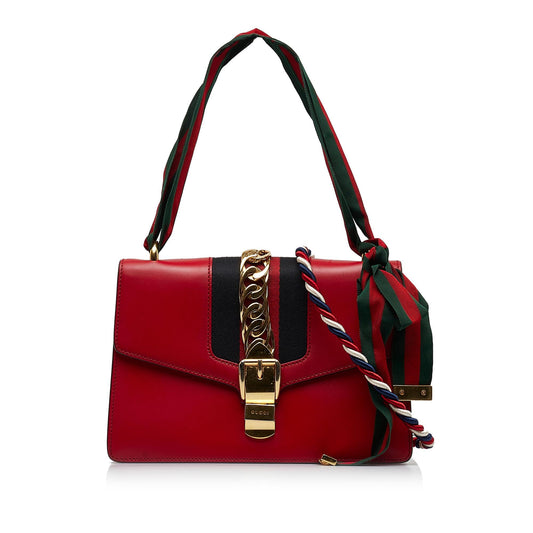 Gucci Small Sylvie Satchel (SHG-zrrnw9)