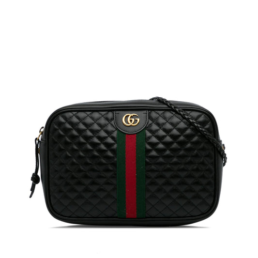 Gucci Small Trampuntata Crossbody Bag (SHG-fxPHOR)