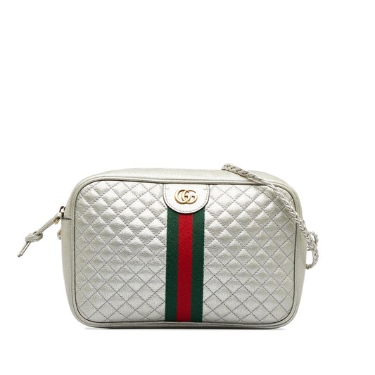 Gucci Small Trapuntata Quilted Camera Bag (SHG-jyHePn)