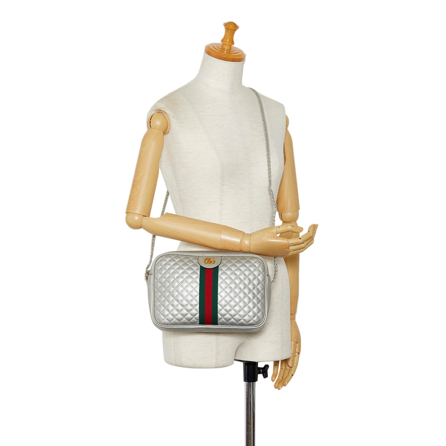 Gucci Small Trapuntata Quilted Camera Bag (SHG-jyHePn)