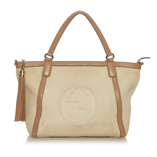 Gucci Soho Cellarius Leather Satchel (SHG-kJ8Ixq)