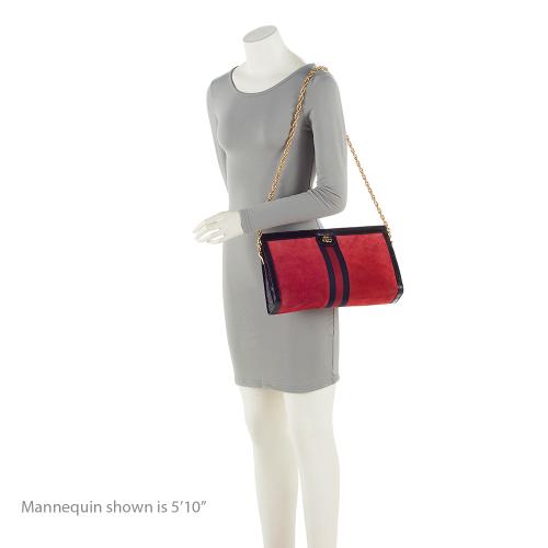 Gucci Suede Ophidia Medium Shoulder Bag (SHF-HxLkSO)