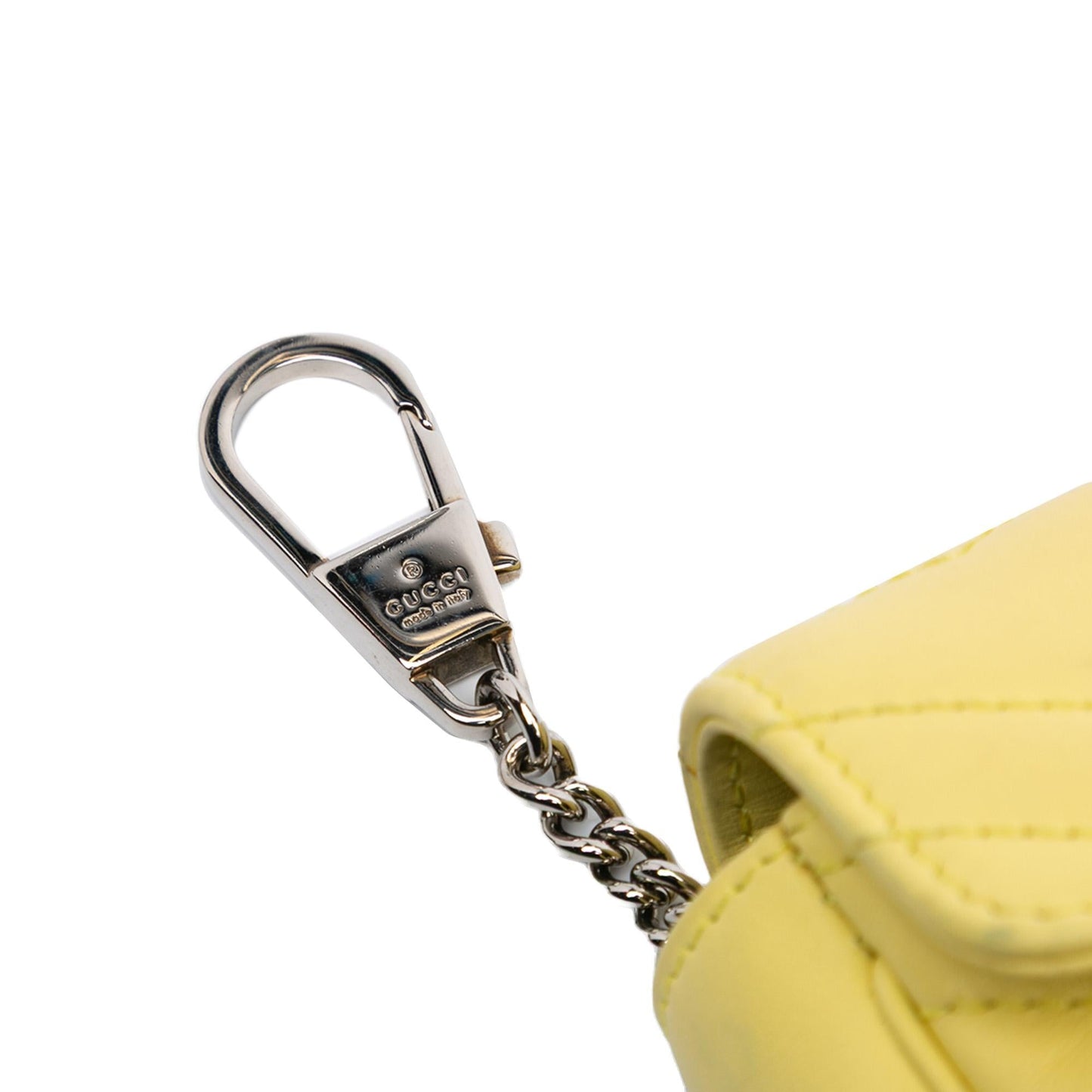 Gucci Super Mini GG Marmont Leather Matelasse Flap Crossbody