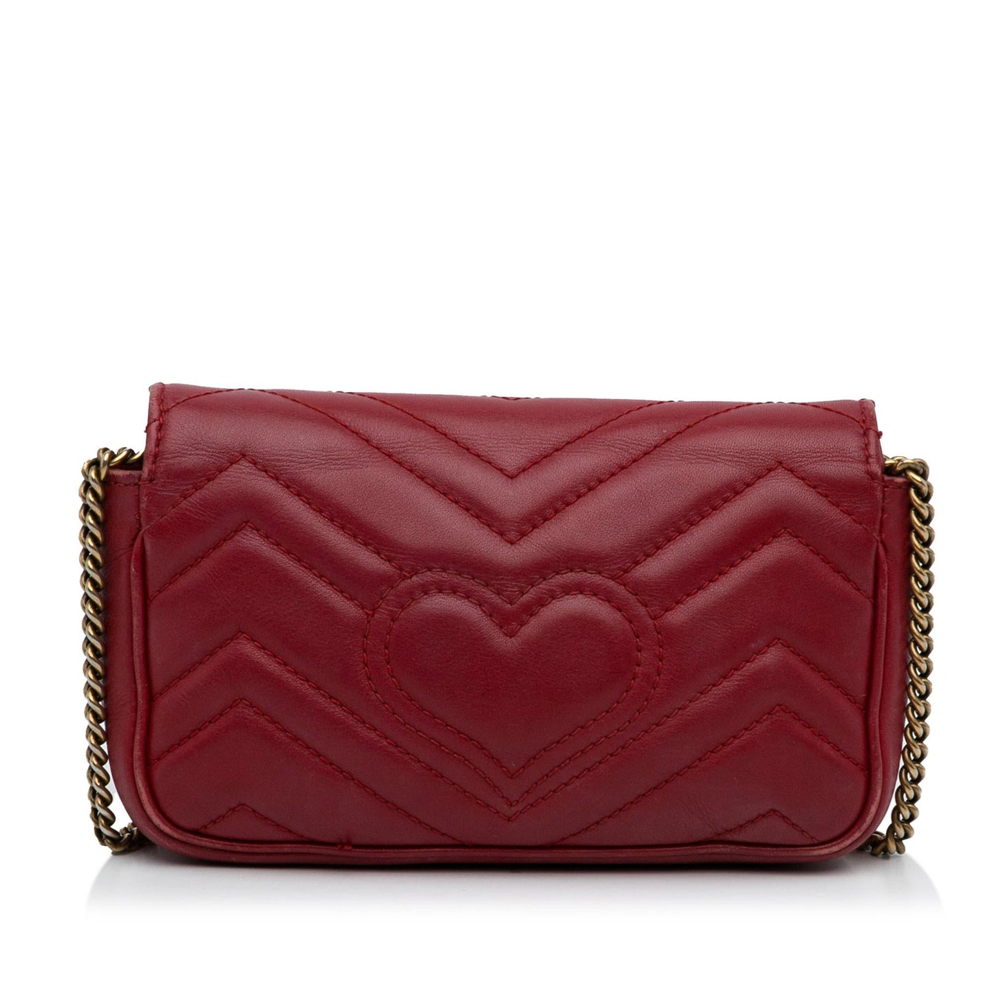 Gucci Super Mini GG Marmont Matelasse Crossbody Bag