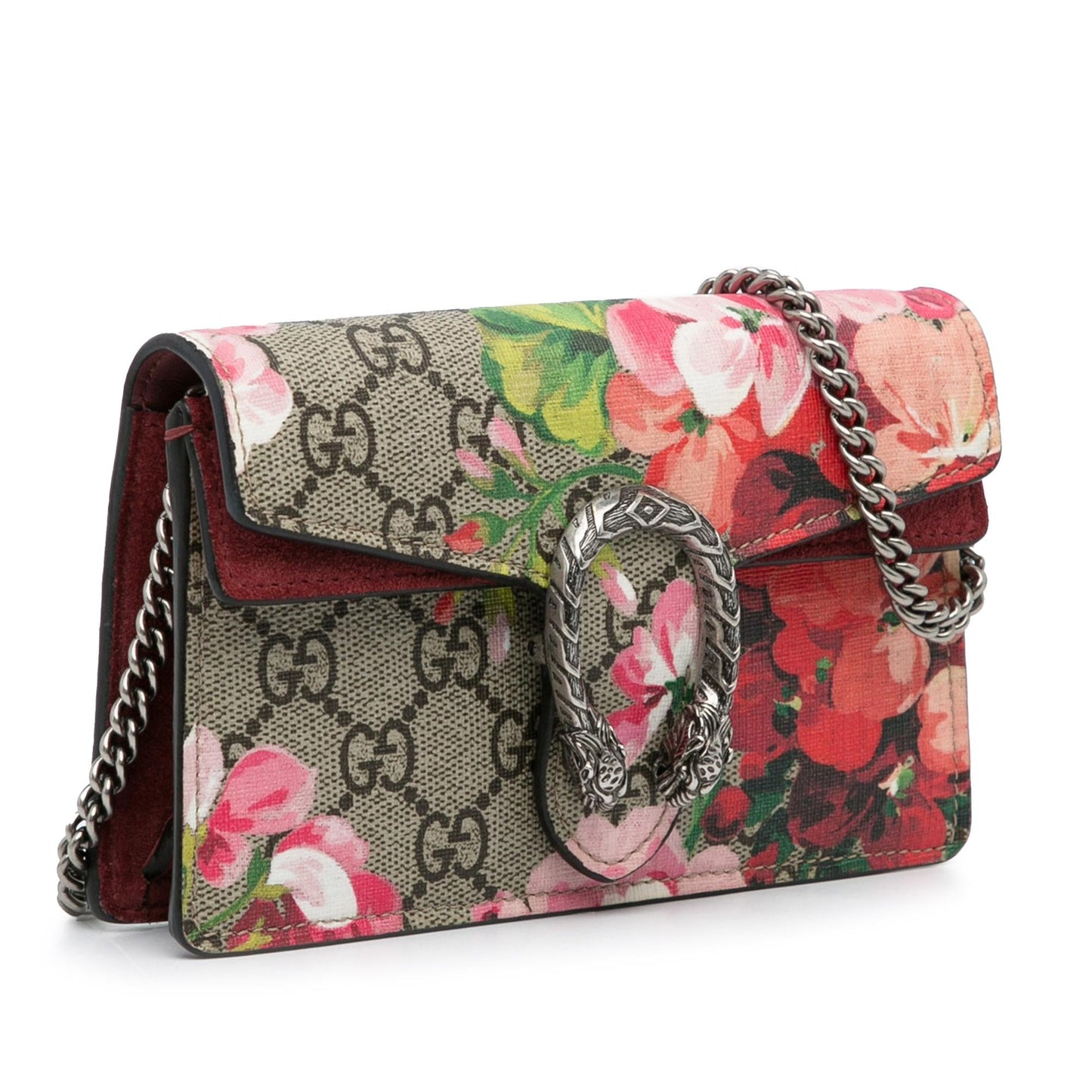Gucci Super Mini GG Supreme Blooms Dionysus Crossbody (SHG-6oeuc4)